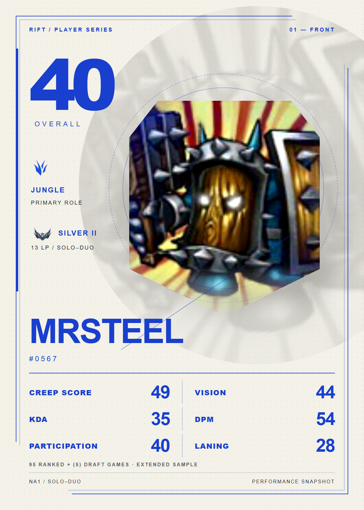 MRSTEEL#0567 front card