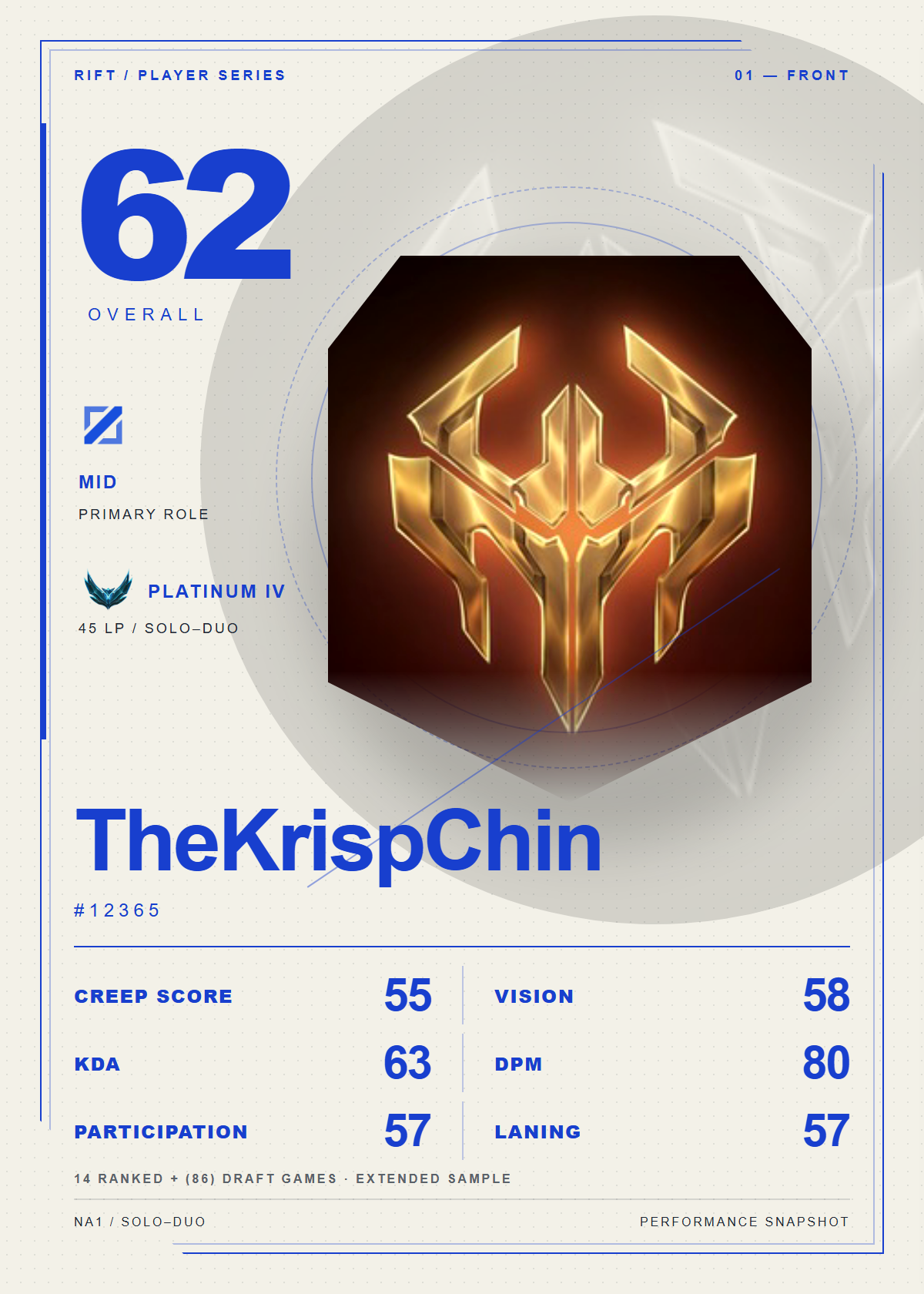 TheKrispChin#12365 front card